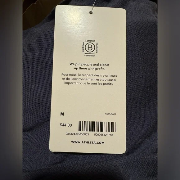 NWT Athleta Well Rested Rib Sleep Tank - Picture 3 of 3